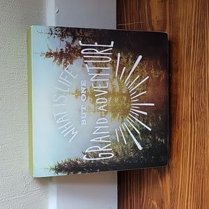 Wooden Wall Adventure Sign